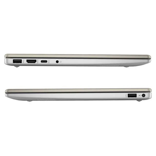Alt view image 5 of 5 - HP 14z-em000 14" AMD Athlon Silver 7120U 2.4 GHz up to 3.5 GHz 8GB DDR4 256GB PCIe NVMe M.2 SSD AMD Radeon Graphics Windows 11 Home Laptop, Gold - 78F83AV-I240