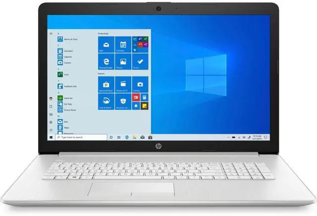 Main image of HP 17-by4083st 17.3" Intel Core i3-1115G4 3.0 GHz up to 4.1 GHz 8GB DDR4 128GB PCIe NVMe TLC M.2 SSD 1TB HDD Intel UHD Graphics  Windows 11 Home Laptop, Silver - 446R8UA