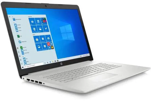 Alt view image 3 of 5 - HP 17-by4083st 17.3" Intel Core i3-1115G4 3.0 GHz up to 4.1 GHz 8GB DDR4 128GB PCIe NVMe TLC M.2 SSD 1TB HDD Intel UHD Graphics  Windows 11 Home Laptop, Silver - 446R8UA