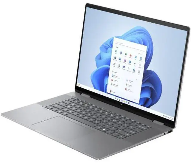Alt view image 2 of 6 - HP Envy x360 16-ad0023dx 16" WUXGA IPS AMD Ryzen 7 8840HS 3.3 GHz 16GB RAM 1TB SSD AMD Radeon 780M Windows 11 Home Laptop, Meteor Silver - Minor Scratches and Dents