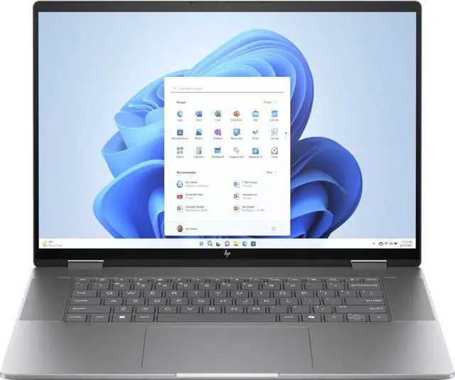 Main image of HP Envy x360 16-ad0023dx 16" WUXGA IPS AMD Ryzen 7 8840HS 3.3 GHz 16GB RAM 1TB SSD AMD Radeon 780M Windows 11 Home Laptop, Meteor Silver - Minor Scratches and Dents