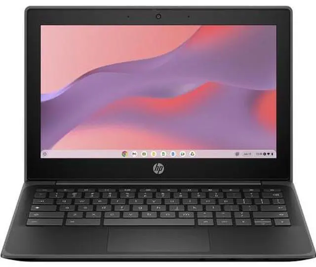 Main image of HP Fortis G10 Chromebook 11.6" Intel Processor N100 0.7 GHz up to 3.4 GHz 4GB RAM 32GB eMMC Intel UHD Graphics ChromeOS Laptop, Black - Minor Scratches and Dents