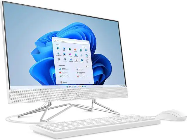 Alt view image 3 of 6 - HP 24-DF1046 23.8" FHD Intel Core i3-1115G4 3.0 GHz up to 4.1 GHz 8GB DDR4 256GB PCIe NVMe M.2 SSD Intel UHD Windows 11 Home All-in-One Desktop, White, Minor Scratches and Dents