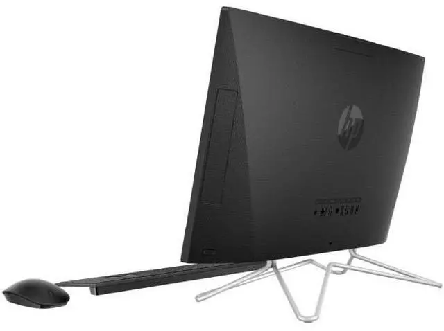 Alt view image 4 of 6 - HP 22-dd0133w 21.5" FHD Intel Pentium Silver J5040 2.0 GHz up to 3.2 GHz 4GB DDR4 128GB SSD Intel UHD Graphics 605 Windows 11 Home All-in-One Desktop, Black, Minor Scratches and Dents