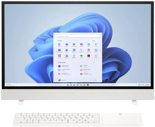 Main image of HP Envy Move 24-cs0019 23.8" FHD Intel Core i3-1315U 1.2 GHz up to 4.5 GHz 8GB RAM 512GB PCIe NVMe M.2 SSD Intel UHD Graphics Windows 11 Home All-in-One Desktop, White - 97S14AA