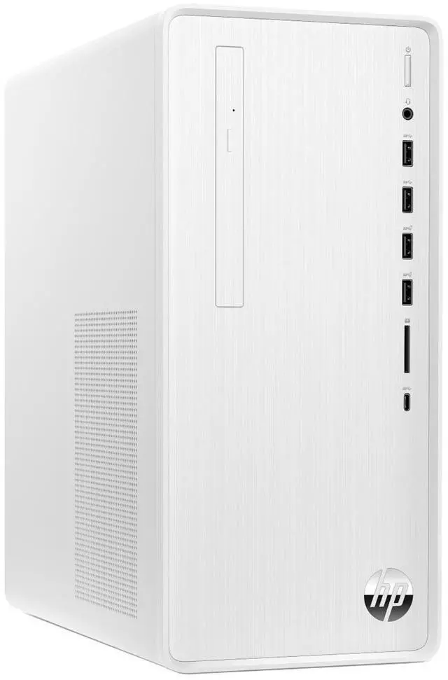 Alt view image 2 of 3 - HP Pavilion TP01-3025t Intel Core i5-12400 2.5 GHz up to 4.4 GHz 8GB DDR4 512GB SSD 1TB HDD Intel UHD Graphics 730 Windows 11 Home Desktop, White, Minor Scratches and Dents