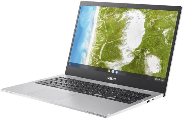 Alt view image 2 of 6 - ASUS Chromebook CX1 15.6" FHD Intel Celeron N4500 1.1 GHz up to 2.8 GHz 4GB RAM 64GB eMMC Intel UHD Graphics ChromeOS Laptop, Silver - CX1500CKA-DH44F