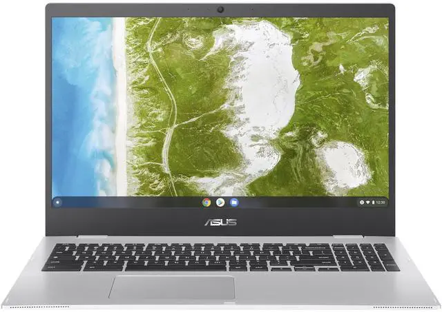 Main image of ASUS Chromebook CX1 15.6" FHD Intel Celeron N4500 1.1 GHz up to 2.8 GHz 4GB RAM 64GB eMMC Intel UHD Graphics ChromeOS Laptop, Silver - CX1500CKA-DH44F