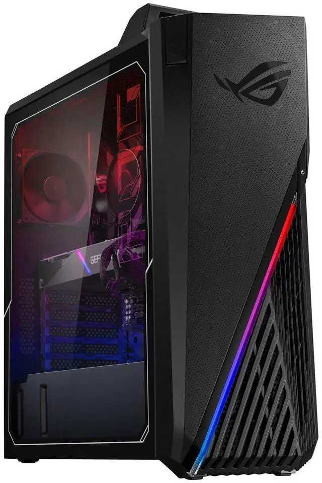 Main image of ASUS ROG Strix GA15 G15 AMD Ryzen 7 3700X 3.6 GHz up to 4.4 GHz 16GB DDR4 1TB SSD NVIDIA GeForce RTX 3060 Windows 11 Home Gaming Desktop, Black - G15DK-73700X006W