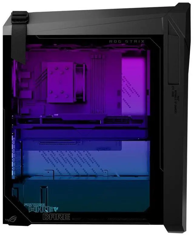 Alt view image 6 of 6 - ASUS ROG Strix G16CH Intel Core i7-13700F 2.1 GHz up to 5.1 GHz 16GB DDR4 1TB SSD NVIDIA GeForce RTX 4060 Ti Windows 11 Home Gaming Desktop, Gray - G16CH-DH764TI