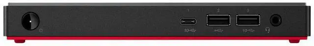 Alt view image 2 of 6 - Lenovo ThinkCentre M75n AMD Ryzen 3 PRO 3300U 2.10 GHz up to 3.50 GHz 8GB DDR4 128GB PCIe SSD AMD Radeon Vega 6 Windows 10 Pro Desktop, Black - 11G5S07G00
