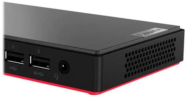 Alt view image 6 of 6 - Lenovo ThinkCentre M75n AMD Ryzen 3 PRO 3300U 2.10 GHz up to 3.50 GHz 8GB DDR4 128GB PCIe SSD AMD Radeon Vega 6 Windows 10 Pro Desktop, Black - 11G5S07G00