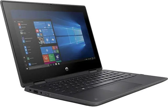 Alt view image 2 of 5 - HP ProBook x360 11 G6 EE 11.6" Touchscreen Intel Core i5-10210Y 1 GHz up to 4 GHz 8 GB 128 GB SSD Intel UHD Graphics Windows 11 Pro Laptop, Black, Minor Scratches - 7QT12AV-I001