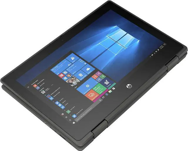 Alt view image 3 of 5 - HP ProBook x360 11 G6 EE 11.6" Touchscreen Intel Core i5-10210Y 1 GHz up to 4 GHz 8 GB 128 GB SSD Intel UHD Graphics Windows 11 Pro Laptop, Black, Minor Scratches - 7QT12AV-I001