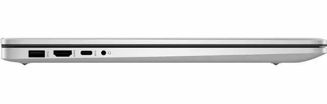 Alt view image 4 of 5 - HP 17-cn4010nr 17.3" Intel Core 3 100U 1.2 GHz up to 4.7 GHz 8 GB DDR4 256 GB SSD Intel Graphics Windows 11 Home Laptop, Natural Silver - 9P9Y0UA