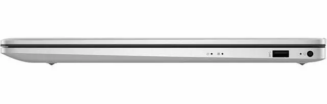 Alt view image 5 of 5 - HP 17-cn4010nr 17.3" Intel Core 3 100U 1.2 GHz up to 4.7 GHz 8 GB DDR4 256 GB SSD Intel Graphics Windows 11 Home Laptop, Natural Silver - 9P9Y0UA