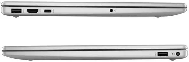 Alt view image 5 of 5 - HP 15-fd1023ca 15.6" FHD Intel Core Ultra 7 155H 1.4 GHz up to 4.8 GHz 32GB DDR5 1TB PCIe NVMe M.2 SSD Intel Arc Graphics Windows 11 Home Laptop, Silver - B4FD0UA