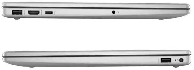 Alt view image 5 of 5 - HP 15-fd0567nr 15.6" FHD Intel Core i5-1235U 1.3 GHz up to 4.4 GHz 12GB DDR4 512GB PCIe NVMe M.2 SSD Intel Iris Xe Graphics Windows 11 Home Laptop, Silver - A08Q4UA