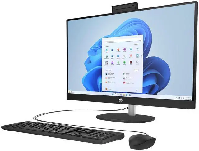 Alt view image 3 of 5 - HP 27-CR0000I 27" FHD IPS Intel Core i3-1315U 1.2 GHz up to 4.5 GHz 16GB DDR4 512GB PCIe NVMe M.2 SSD Intel UHD Graphics Windows 11 Home All-in-One Desktop, Black - 946A7AV-V005