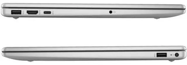 Alt view image 5 of 5 - HP 15-fd0018ca 15.6" FHD Intel Core i7-1355U 1.7 GHz up to 5.0 GHz 16GB DDR4 1TB SSD Intel Iris Xe Graphics Windows 11 Home Laptop, Silver, Minor Scratches and Dents - 7Q9Q3UA