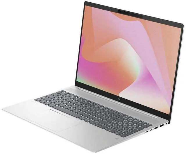 Alt view image 2 of 4 - HP Pavilion 16-ag0000ca 16" 2K IPS AMD Ryzen 5 8540U 3.2 GHz up to 4.9 GHz 8GB RAM 512GB PCIe Gen4 NVMe M.2 SSD AMD Radeon Graphics Windows 11 Home Laptop, Silver - A32VGUA