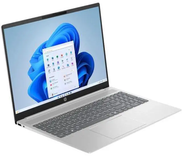 Alt view image 2 of 3 - HP Pavilion 16-ag0075cl 16" 2K IPS Touch AMD Ryzen 7 8840U 3.3 GHz up to 5.1 GHz 16GB RAM 1TB PCIe Gen4 NVMe M.2 SSD AMD Radeon Graphics Windows 11 Home Laptop, Silver - 9T8G7UA