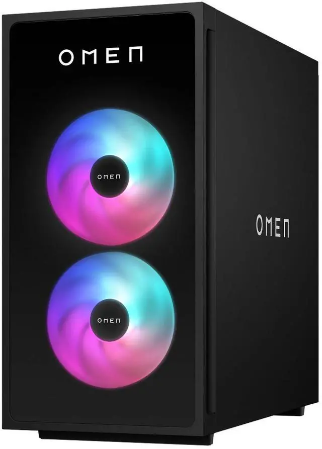 Alt view image 2 of 4 - HP OMEN 35L GT16-0300T Intel Core Ultra 9 285K 3.7 GHz up to 5.70 GHz 64GB DDR5 2x 2TB SSD NVIDIA GeForce RTX 4070 Ti Super Windows 11 Home Gaming Desktop, Black - A32XTAV-V011