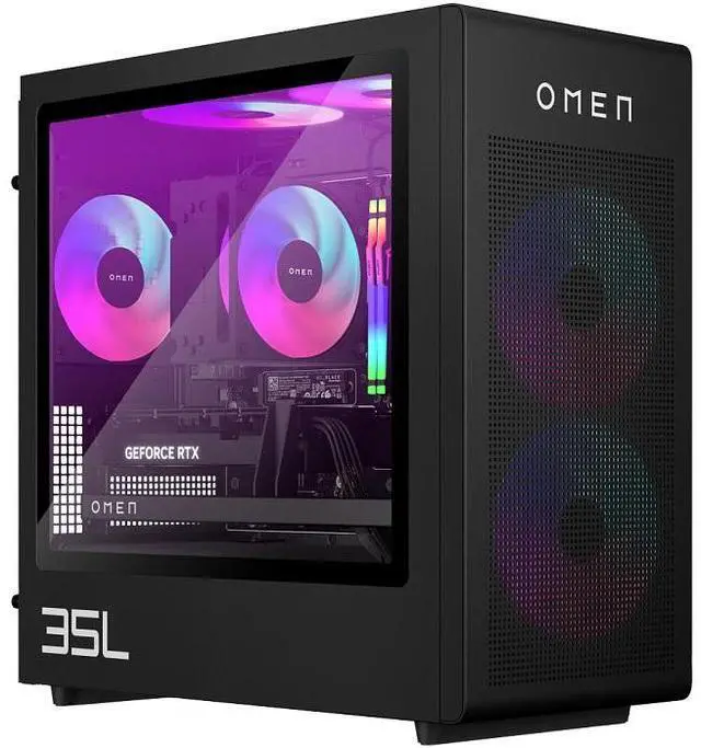 Alt view image 3 of 4 - HP OMEN 35L GT16-0000T Intel Core Ultra 7 265F 2.40 GHz up to 5.30 GHz  32GB DDR5-6000 1TB NVMe M.2 SSD NVIDIA GeForce RTX 4060 Windows 11 Home Gaming Desktop - B4SU2AV-V005