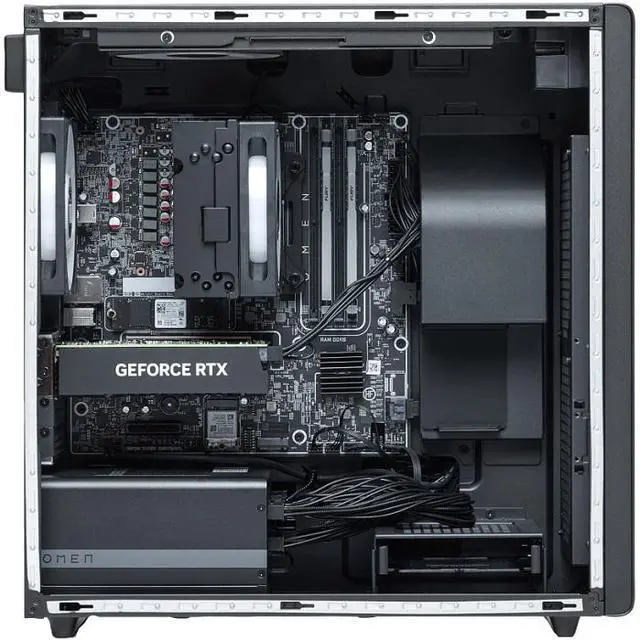 Alt view image 4 of 4 - HP OMEN 35L GT16-0000T Intel Core Ultra 7 265F 2.40 GHz up to 5.30 GHz  32GB DDR5-6000 1TB NVMe M.2 SSD NVIDIA GeForce RTX 4060 Windows 11 Home Gaming Desktop - B4SU2AV-V005