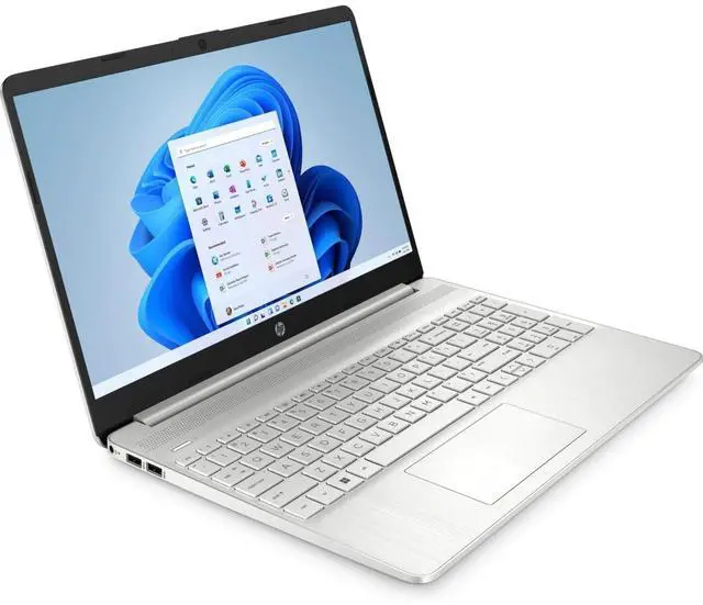 Alt view image 3 of 6 - HP 15-dy5028ca 15.6" FHD Intel Core i7-1255U 3.50 GHz up to 4.7 GHz 16 GB DDR4 1 TB SSD Intel Iris Graphics Windows 11 Home Laptop, Silver, Minor Scratches and Dents - 8N3M5UA
