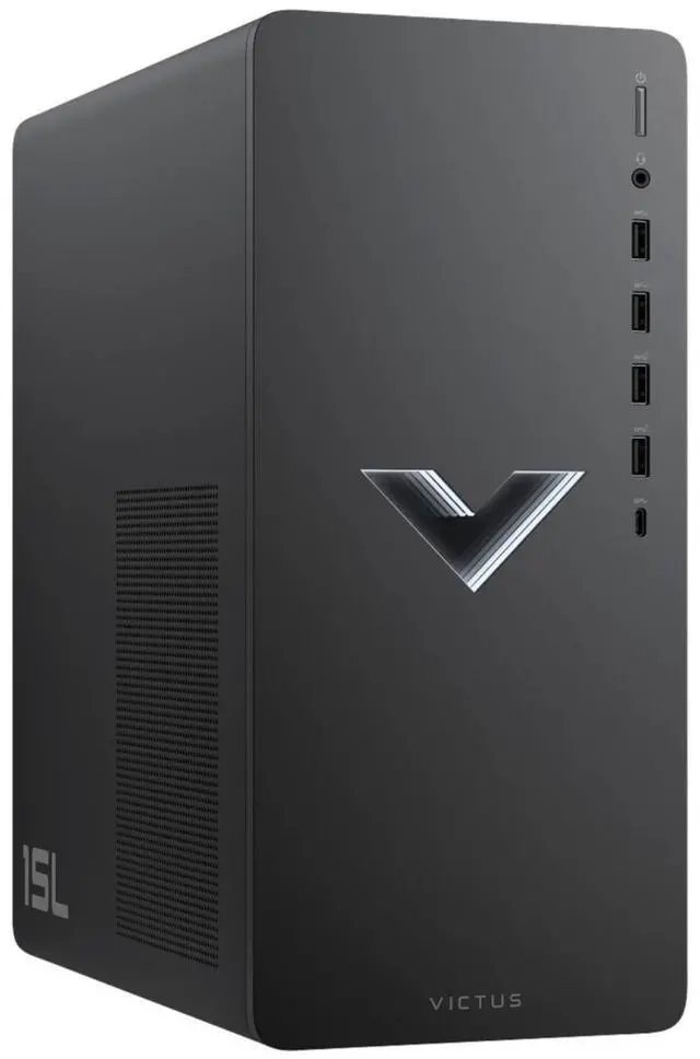 Alt view image 3 of 4 - HP Victus TG02-2000T Intel Core i7-14700F 1.5 GHz up to 5.4 GHz 32 GB DDR4 256 GB SSD NVIDIA GeForce RTX 4060 Windows 11 Home Gaming Desktop, Gray, Minor Scratches and Dents - 8S0B5AV-V045