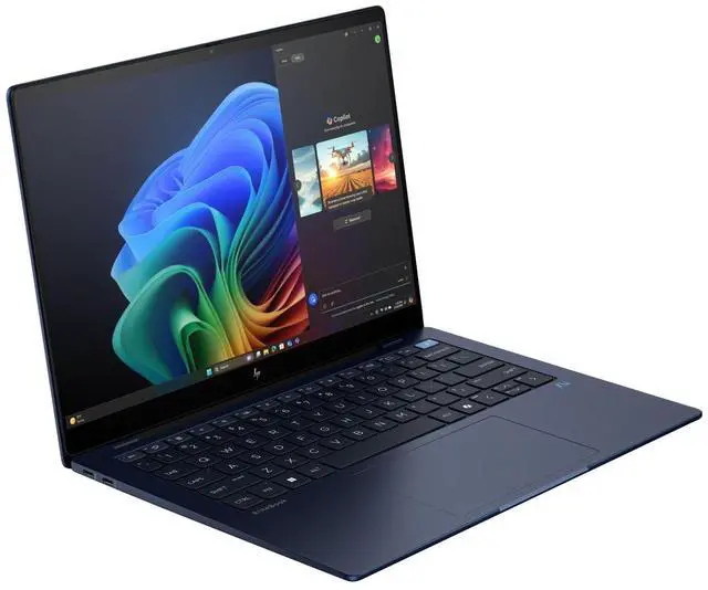 Alt view image 2 of 6 - HP EliteBook Ultra G1q8 14" 2.2K Snapdragon X Plus X1P-42-100 3.4 GHz 16 GB 512 GB SSD Qualcomm Adreno Windows 11 Pro Laptop, Atmosphere Blue - B13U3UT-I001