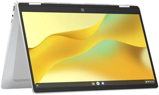 Alt view image 6 of 6 - HP Chromebook x360 14b-cd0601ds 14" Touch Intel Processor N100 0.7 GHz up to 3.4 GHz 4GB RAM 128GB UFS Intel UHD Graphics ChromeOS, Silver - B44DNUA