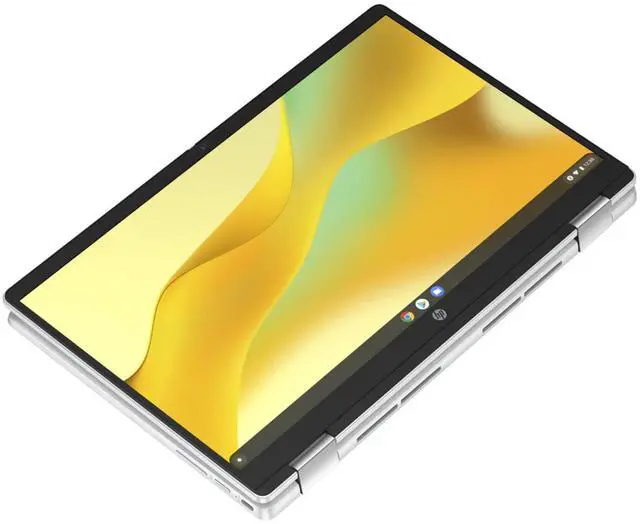 Alt view image 4 of 6 - HP Chromebook x360 14b-cd0601ds 14" Touch Intel Processor N100 0.7 GHz up to 3.4 GHz 4GB RAM 128GB UFS Intel UHD Graphics ChromeOS, Silver - B44DNUA