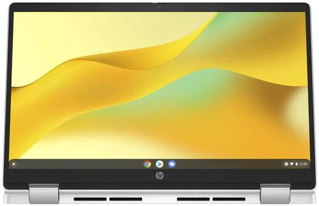 Alt view image 5 of 6 - HP Chromebook x360 14b-cd0601ds 14" Touch Intel Processor N100 0.7 GHz up to 3.4 GHz 4GB RAM 128GB UFS Intel UHD Graphics ChromeOS, Silver - B44DNUA
