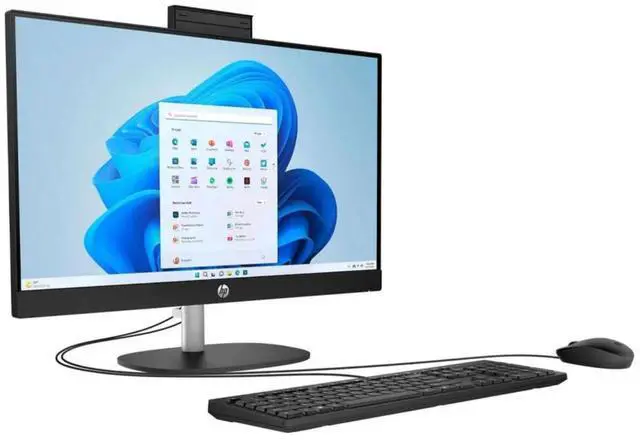 Alt view image 2 of 4 - HP 24-CR0000A 23.8" FHD AMD Ryzen 3 7320U 2.4GHz up to 4.1 GHz 8 GB 512 GB SSD AMD Radeon Graphics Windows 11 Home All-in-One Desktop, Black - 947R5AV-V002