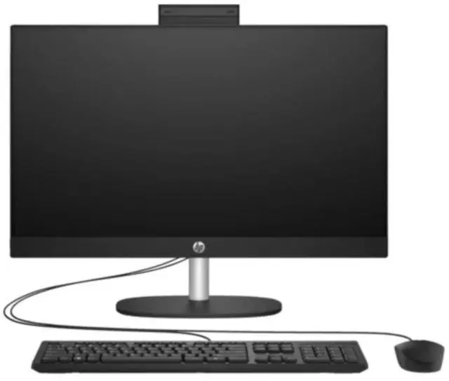 Alt view image 4 of 4 - HP 24-CR0000I 23.8" FHD Intel Core i5-1335U 1.3GHz up to 4.6 GHz 8 GB DDR4 512 GB SSD Intel Xe Graphics Windows 11 Home All-in-One Desktop, Black - 945Z7AV-V003