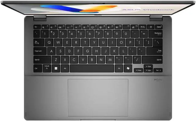 Alt view image 4 of 5 - ASUS Vivobook 14 (TP3407) 14" WUXGA Touch Intel Core Ultra 7 256V 2.2 GHz up to 4.8 GHz 16GB 1TB Intel Arc 140V Graphics Windows 11 Home Laptop, Matte Gray - TP3407SA-DS74T