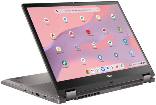 Alt view image 3 of 5 - ASUS Chromebook CX34 14" WUXGA Intel Core i5-1235U 1.3 GHz up to 4.4 GHz 16GB 256GB SSD Intel Iris Xe Graphics ChromeOS Laptop, Zinc, Minor Scratches and Dents - CX3401FBA-YZ566T-S