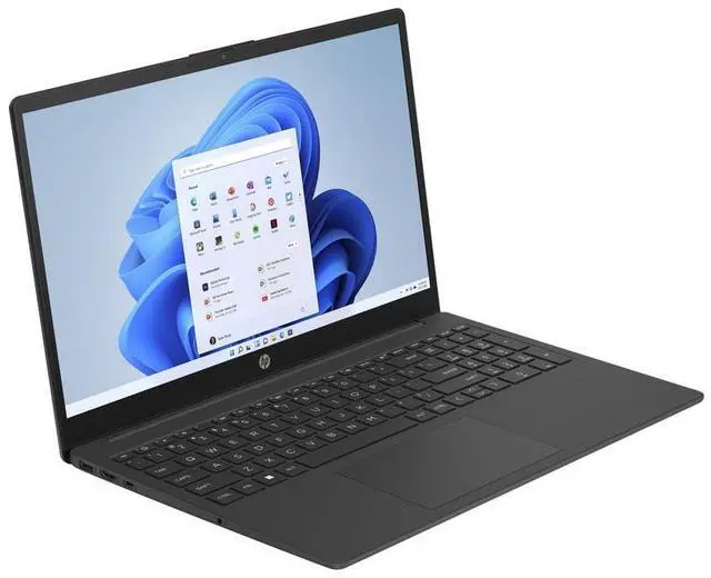 Alt view image 2 of 3 - HP 15-fd0028ca 15.6" Intel Core i3-N305 0.8 GHz up to 3.8 GHz 8GB DDR4 512GB PCIe NVMe M.2 SSD Intel UHD Graphics Windows 11 Home Laptop, Gray, Minor Scratches and Dents - 9X3T2UA