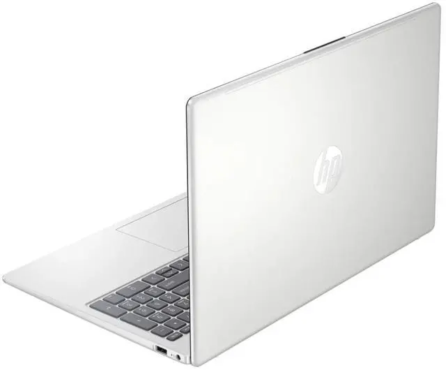 Alt view image 4 of 5 - HP 15-fd0048ca 15.6" FHD Intel Processor N100 0.7 GHz up to 3.4 GHz 4GB DDR4-3200 128GB UFS Intel UHD Graphics Windows 11 Home Laptop, Silver - 81U97UA