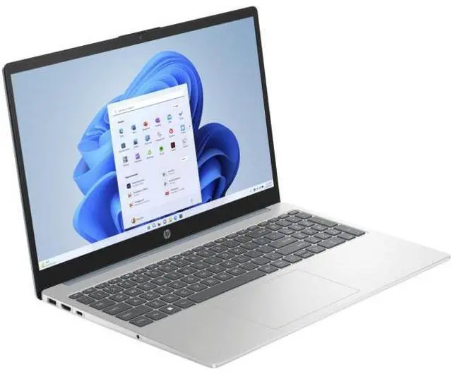 Alt view image 2 of 6 - HP 15-fd0102ds 15.6" Touch Intel Processor N100 0.7 GHz up to 3.4 GHz 4GB DDR4 128GB UFS Intel UHD Graphics Windows 11 Home Laptop, Moonlight Blue - A94C8UA