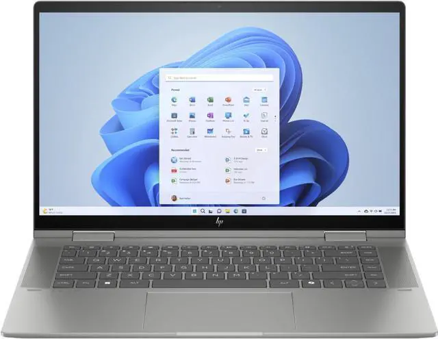 Main image of HP Envy x360 15-fe1073cl 15.6" FHD Touch Intel Core Ultra 7 155U 1.7 GHz 32GB RAM 1TB SSD Intel Graphics Windows 11 Home 2-in-1 Laptop, Mineral Silver, Minor Scratches and Dents - 9U602UA