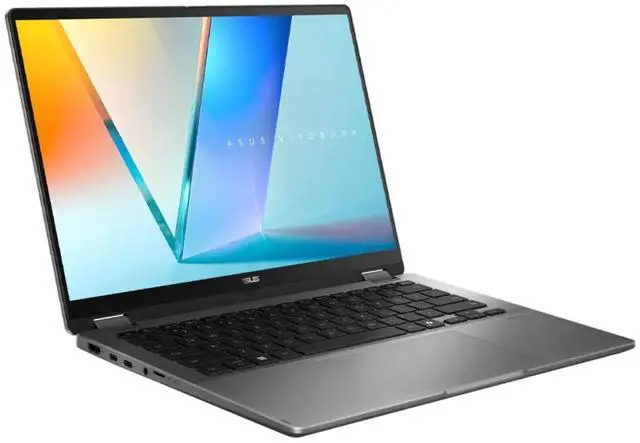Alt view image 3 of 6 - ASUS Vivobook Flip 14" OLED Touchscreen Copilot+ Intel Core Ultra 7 256V 2.2 GHz 16GB RAM 1TB SSD Intel Arc Graphics Windows 11 Home Laptop, Gray, Minor Scratches and Dents - TP3407SA-DS74T