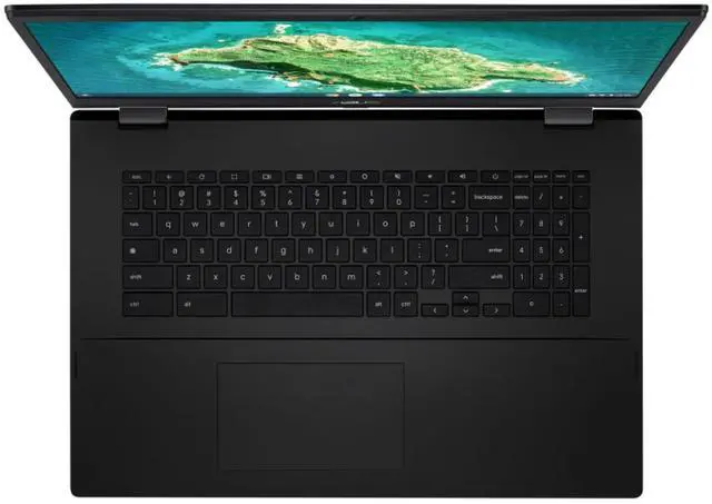 Alt view image 3 of 5 - ASUS Chromebook CX1 CX1700CK 17.3" FHD Intel Celeron N4500 1.1 GHz up to 2.8 GHz 4GB 128G eMMC Intel UHD Graphics Chrome OS Laptop, Mineral Grey, Minor Scratches and Dents - CX1700CKA-SS48F