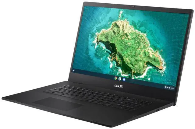 Alt view image 2 of 5 - ASUS Chromebook CX1 CX1700CK 17.3" FHD Intel Celeron N4500 1.1 GHz up to 2.8 GHz 4GB 128G eMMC Intel UHD Graphics Chrome OS Laptop, Mineral Grey, Minor Scratches and Dents - CX1700CKA-SS48F