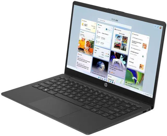Alt view image 2 of 4 - HP 14z-em000 14" Touch AMD Ryzen 7 7730U 2.0 GHz up to 4.5 GHz 16GB DDR4 1TB SSD AMD Radeon Graphics Windows 11 Home Laptop, Black, With minor scratches and dents - AX6B8AV-I020