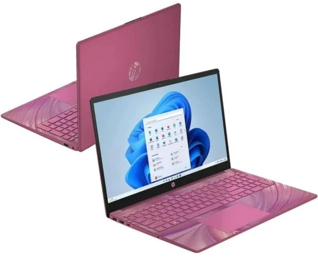 Alt view image 4 of 5 - HP 15-fd0038ds 15.6" FHD Touchscreen Intel N200 1.80 GHz up to 3.7 GHz 4 GB DDR4 128 GB UFS Intel UHD Graphics Windows 11 Home Laptop, Plum - BR3Y7UA
