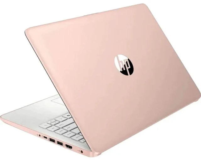 Alt view image 4 of 5 - HP 14-dq6015dx 14" Intel N150 0.8 GHz up to 3.6 GHz 4 GB 128 GB UFS Intel Graphics Windows 11 Home Laptop, Rose Gold - B7FS4UA-I021