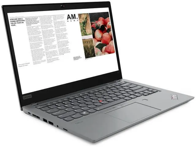 Alt view image 2 of 5 - Lenovo ThinkPad T14 Gen 2 14" FHD Intel Core i5-1145G7 2.60 GHz up to 4.40 16 GB DDR4 256 GB SSD Intel Iris Xe Graphics Windows 11 Pro Laptop, Gray, With minor scratches and dents - 20W1S9J400-I041